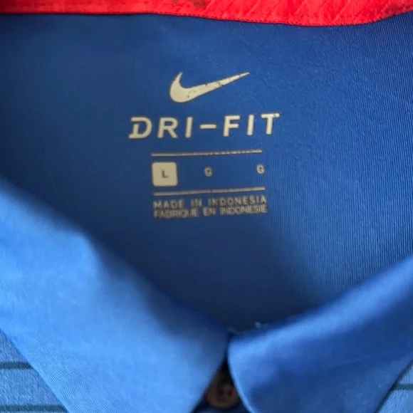 Nike Dri-Fit SMU Golf Polo Shirt Men’s L - Picture 3 of 7